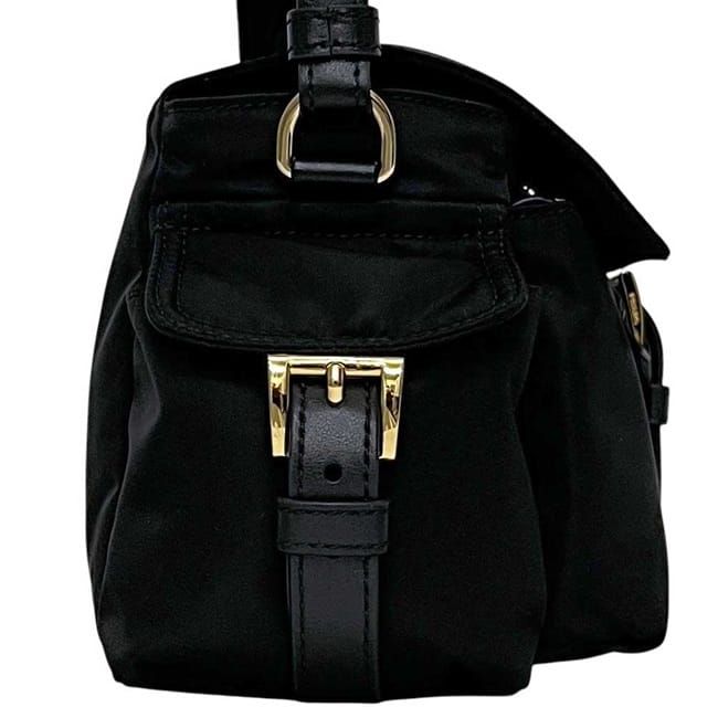 Prada Shoulder Bag Explorer Medium Black Nero — view 3