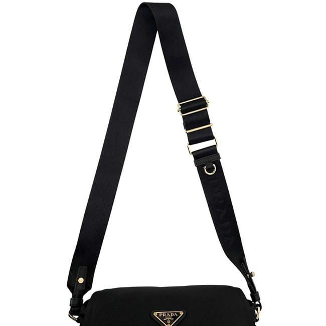 Prada Shoulder Bag Explorer Medium Black Nero — view 7