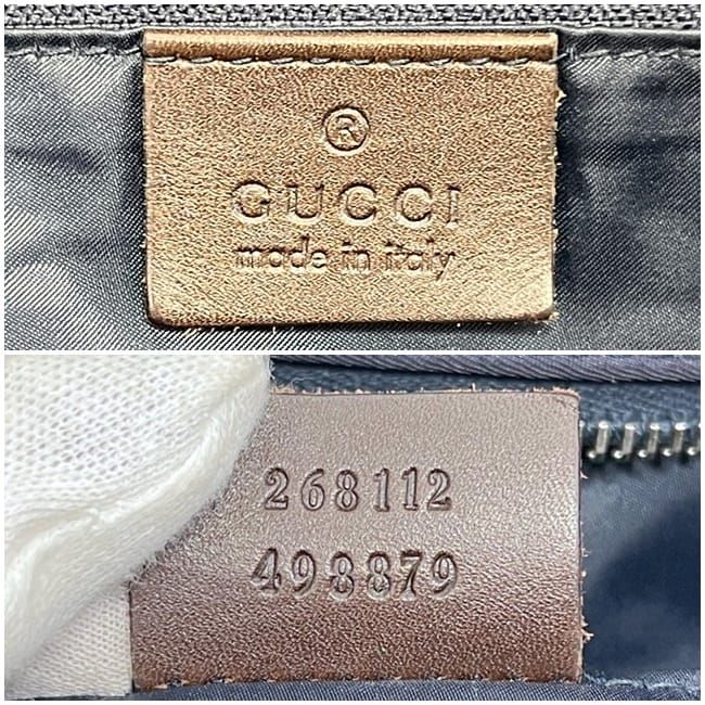 Gucci Tote Bag Navy Red Diamante Lightweight Light — view 4
