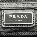 Prada Tote Bag Black Nero Tessuto 2 Vg026 — view 8