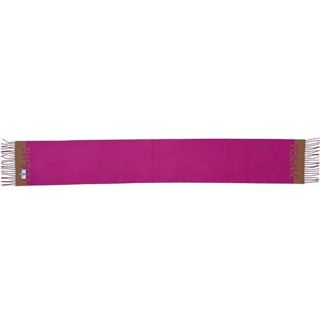 Loewe Muffler Beige Pink Cleaned Wool 90% Scarf — view 4
