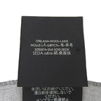 Gucci Wool Silk Blend GG Pattern Fringe Shawl Gray 45 180 cm — view 7
