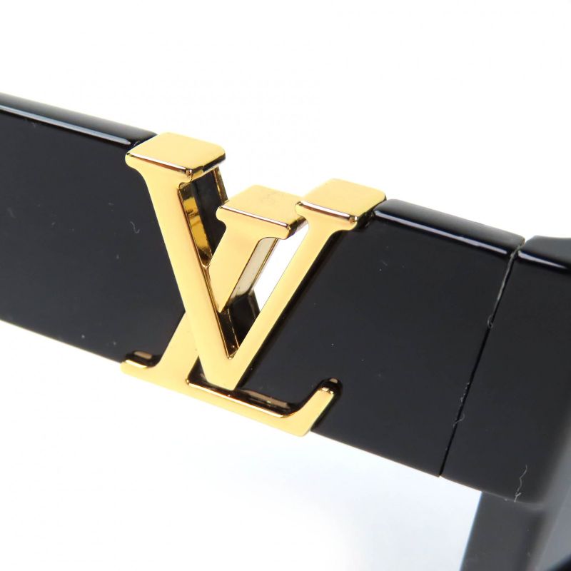 Louis Vuitton 2023 Z2062 E Sleek Square Sunglasses Eyewear Black — view 8