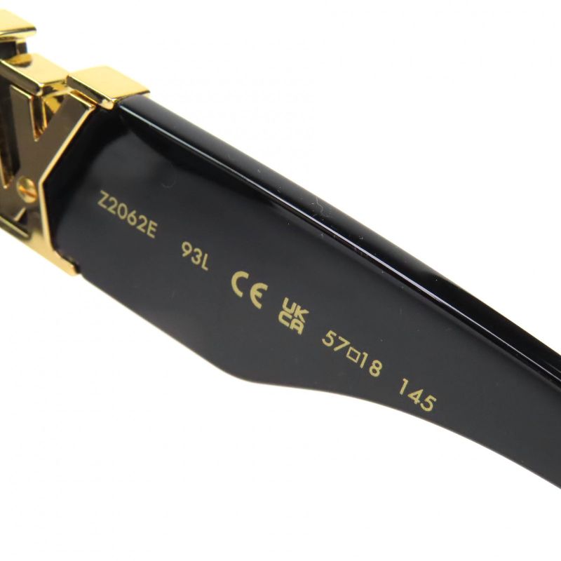 Louis Vuitton 2023 Z2062 E Sleek Square Sunglasses Eyewear Black — view 9