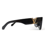 Louis Vuitton 2023 Z2062 E Sleek Square Sunglasses Eyewear Black — view 5