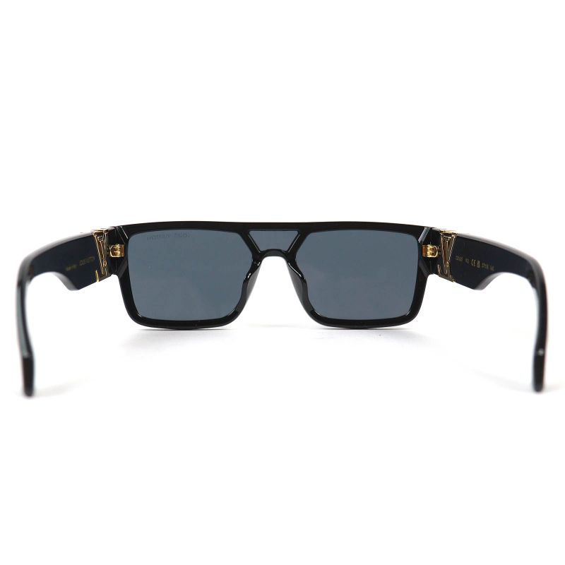 Louis Vuitton 2023 Z2062 E Sleek Square Sunglasses Eyewear Black — view 6