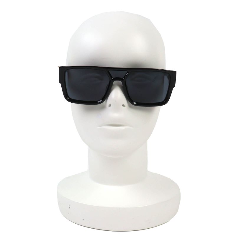 Louis Vuitton 2023 Z2062 E Sleek Square Sunglasses Eyewear Black — view 3