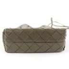 Bottega Veneta Intrecciato Leather Shoulder Bag in Khaki with Dust — view 5