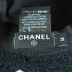Chanel 21 V 100% Cotton Coco Mark Plate Pile Bucket Hat Navy — view 6
