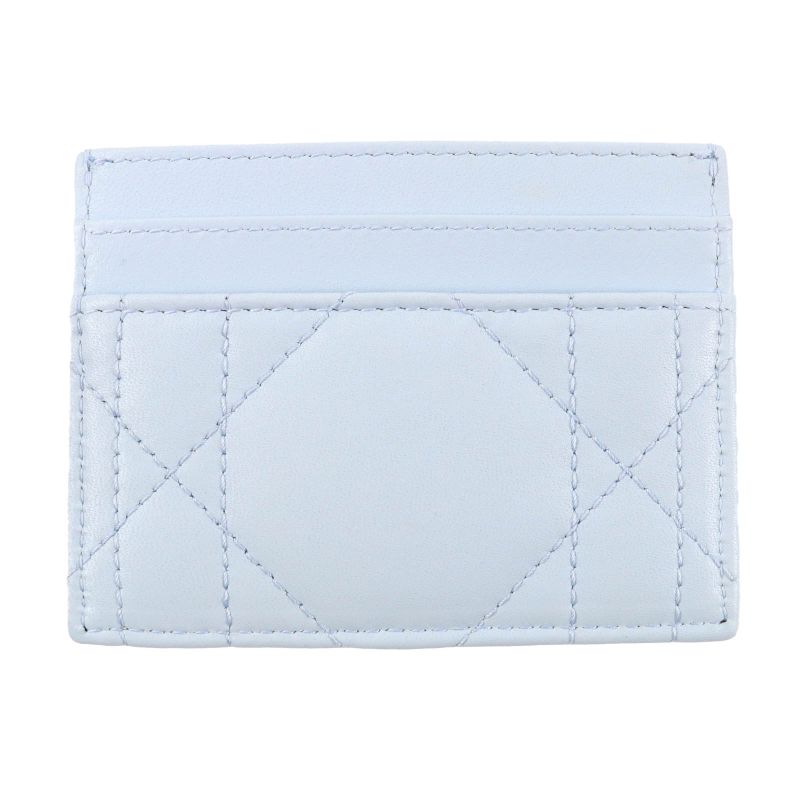 Christian Dior 25 AW Caro Freesia Crystal Card Holder Lambskin Case — view 4