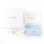 Christian Dior 25 AW Caro Freesia Crystal Card Holder Lambskin Case — view 3