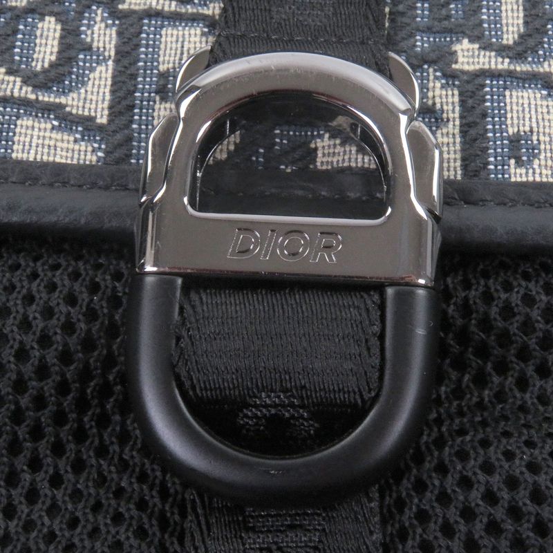 Dior Homme 2 yky Canvas Leather 8 Buckle Oblique All-over Pattern — view 9