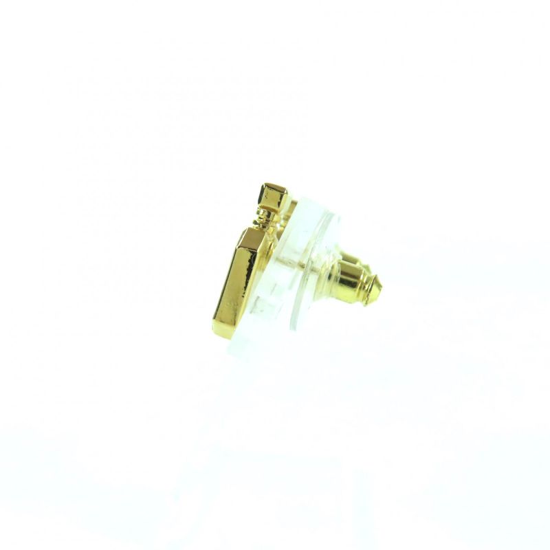 Chanel C25 C Coco Mark Perfume Bottle Earrings Accessories Gold Box-storage Bag — view 4