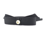 Chanel 25 P Aaa845 Coco Mark Ribbon Headband With Faux Pearl Hair Accessory — view 3