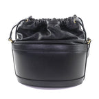 Gucci Hosebit Leather Bucket Bag Shoulder Black Gold Hardware — view 4