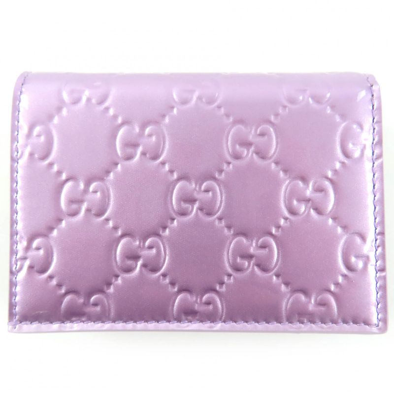 Gucci Guccissima Pink Leather Bifold Wallet — view 3
