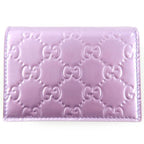 Gucci Guccissima Pink Leather Bifold Wallet — view 3