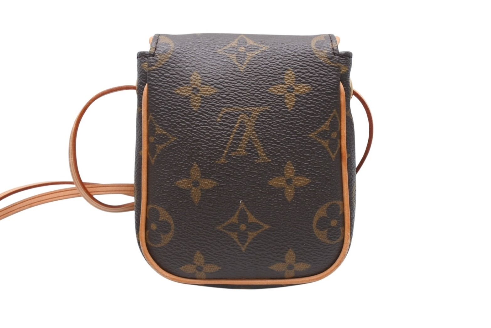 Louis Vuitton Pochette Cancun Shoulder Pouch Bag Monogram Gold — view 3