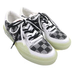 Louis Vuitton Oriline Leather Low Cut Sneakers White Black — view 3