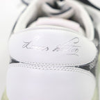 Louis Vuitton Oriline Leather Low Cut Sneakers White Black — view 9