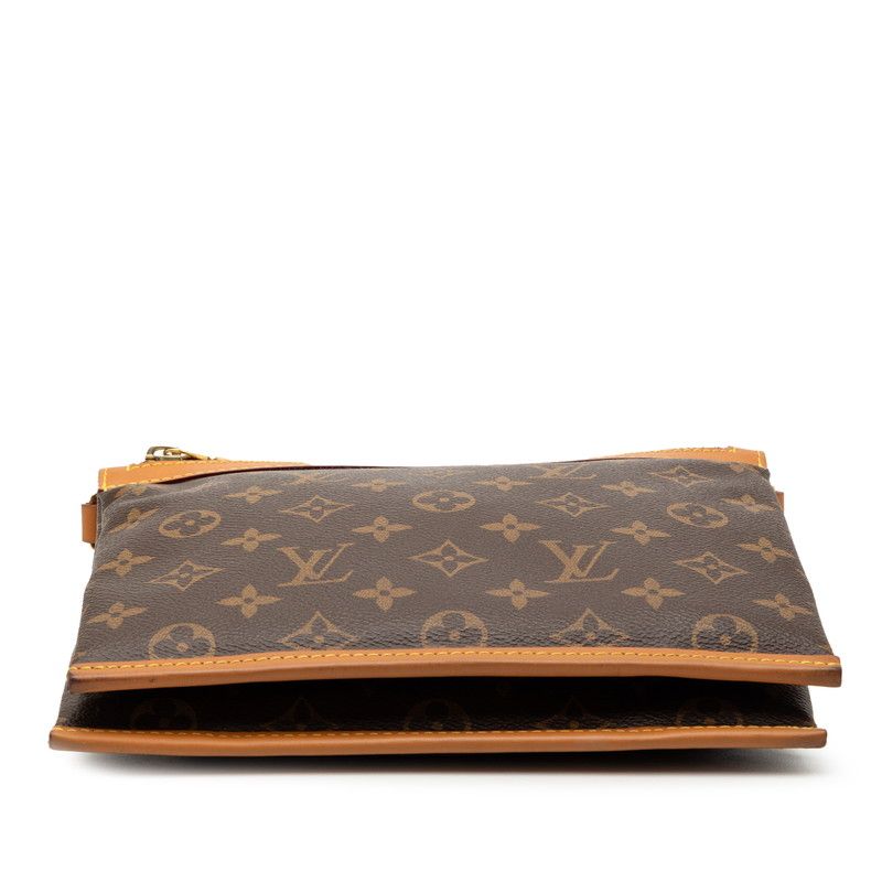 Louis Vuitton Monogram Saumur Messenger PM Crossbody Bag Brown — view 4