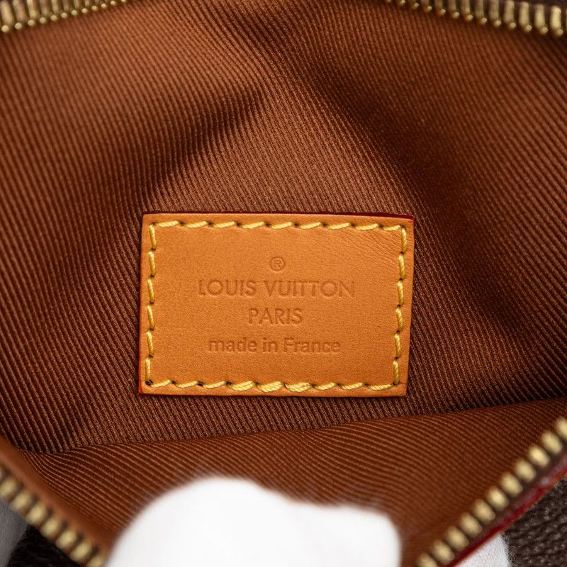 Louis Vuitton Monogram Saumur Messenger PM Crossbody Bag Brown — view 6