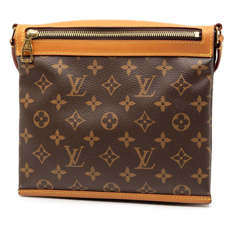 Louis Vuitton Monogram Saumur Messenger PM Crossbody Bag Brown — view 3
