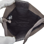 Hermes Her Line Crossbody Bag Sacoche Gray Black Canvas — view 7