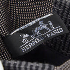 Hermes Her Line Crossbody Bag Sacoche Gray Black Canvas — view 8