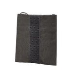 Hermes Her Line Crossbody Bag Sacoche Gray Black Canvas — view 3