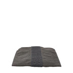 Hermes Her Line Crossbody Bag Sacoche Gray Black Canvas — view 4