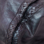 Bottega Veneta Crossbody Bag Purple Leather — view 7
