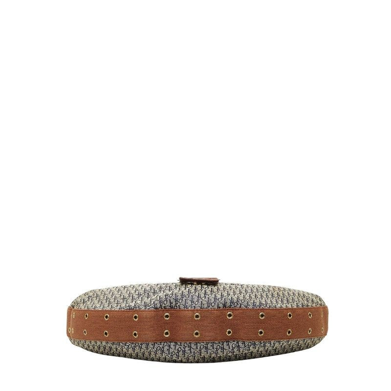 Dior Trotter Brown Navy Canvas Leather — view 4