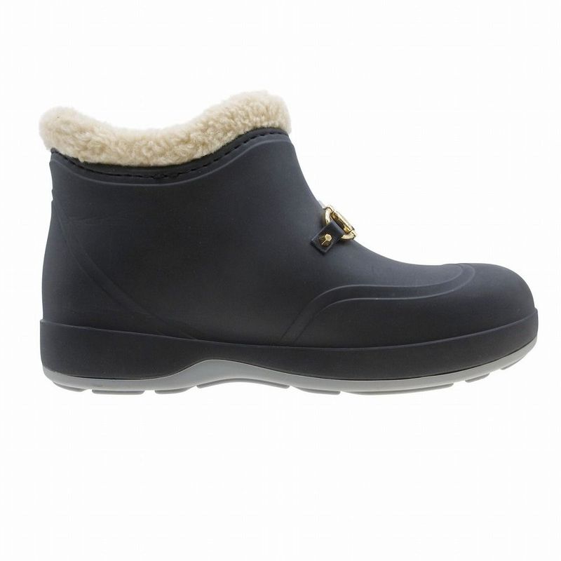 Gucci Interlocking G Rubber Boots Shoes Black Size 7 — view 2