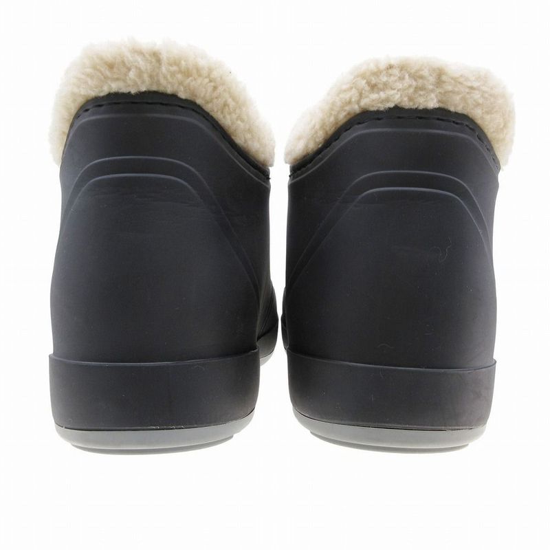 Gucci Interlocking G Rubber Boots Shoes Black Size 7 — view 4