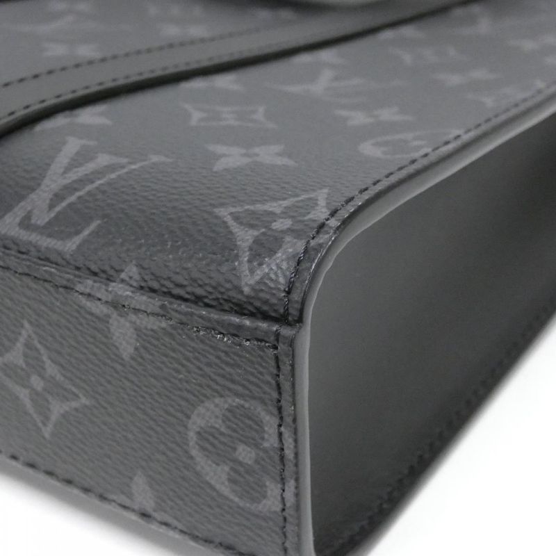 Louis Vuitton Monogram Eclipse Sac Plat Cross Bag — view 4