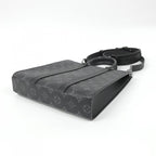 Louis Vuitton Monogram Eclipse Sac Plat Cross Bag — view 3