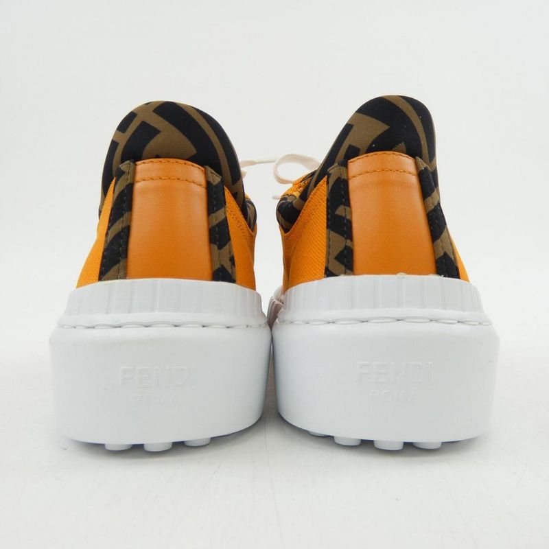 Fendi 8 E8110 Size 37 Orange Sneakers — view 5
