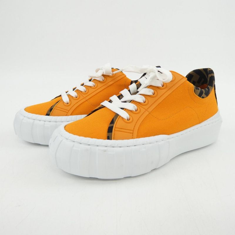 Fendi 8 E8110 Size 37 Orange Sneakers — view 3