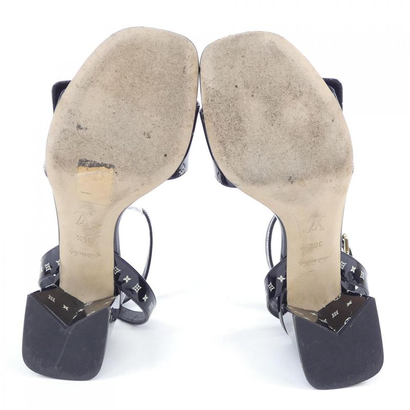 Louis Vuitton Marine Style Monogram Pattern Initial Shakeline Sandals — view 4