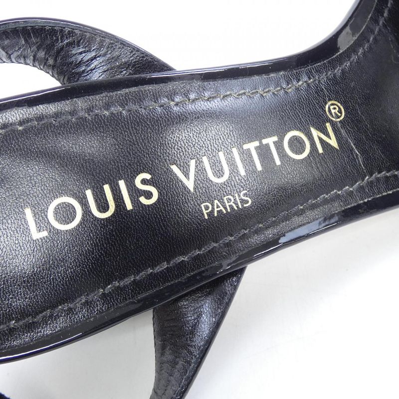 Louis Vuitton Marine Style Monogram Pattern Initial Shakeline Sandals — view 6
