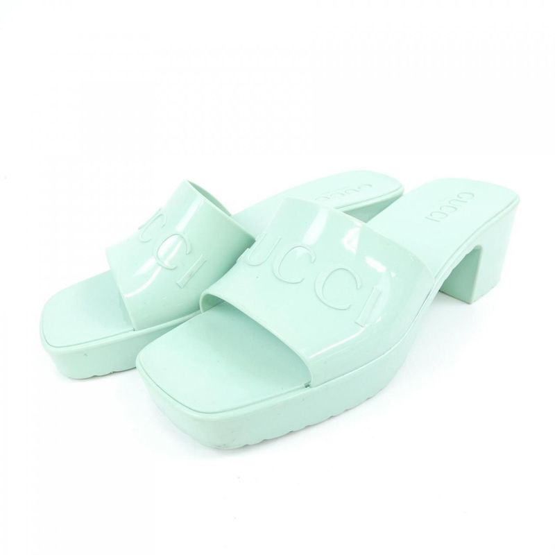 Gucci Size 34 Green Sandals — view 3