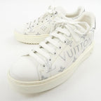 Louis Vuitton Metallic Monogram Pattern Time Out Line Sneakers — view 3