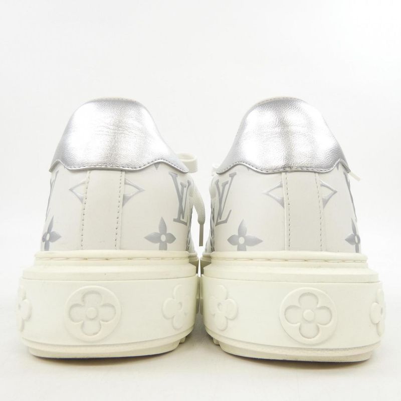 Louis Vuitton Metallic Monogram Pattern Time Out Line Sneakers — view 5