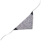 Hermes City Running Triangle Carre Cotton Nylon Polyurethane Glycine Ash Scarf — view 4