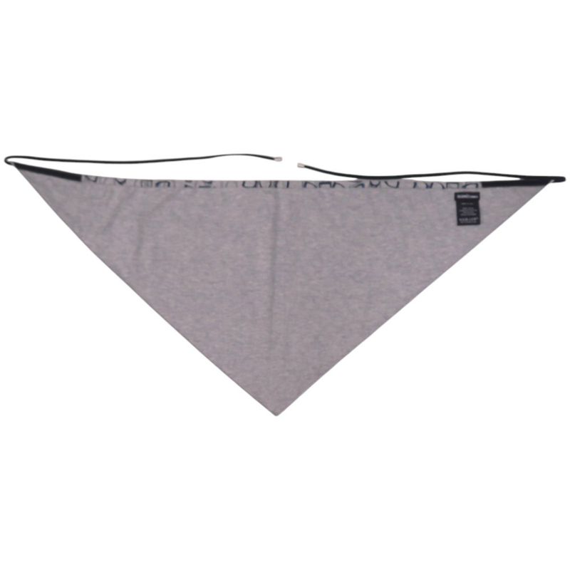 Hermes City Running Triangle Carre Cotton Nylon Polyurethane Glycine Ash Scarf — view 3