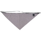Hermes City Running Triangle Carre Cotton Nylon Polyurethane Glycine Ash Scarf — view 3