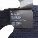 Prada Sportsline Logo Sms180 Wool Navy Muffler 1114 Scarf — view 3