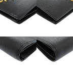 Prada 1 Mv204 Vitterom-ve Leather Black Bifold Wallet 1081 — view 5