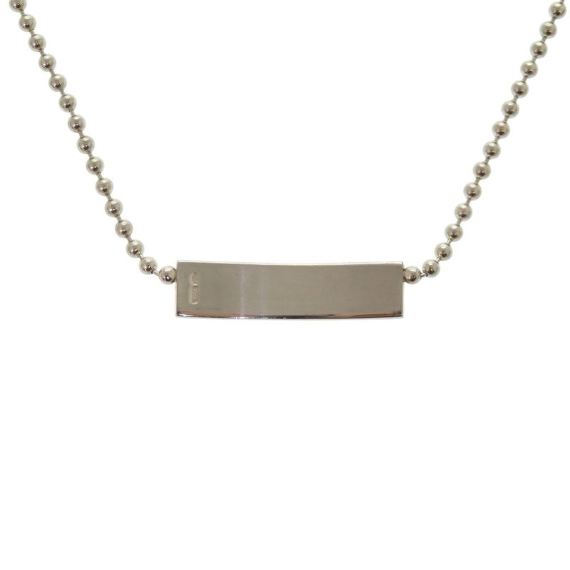 Gucci Logo Plate Ball Chain 1697 ar Silver 925 — view 3